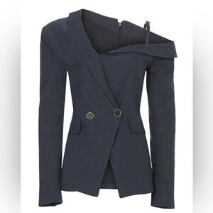 Veronica Beard Mazur One Shoulder Jacket